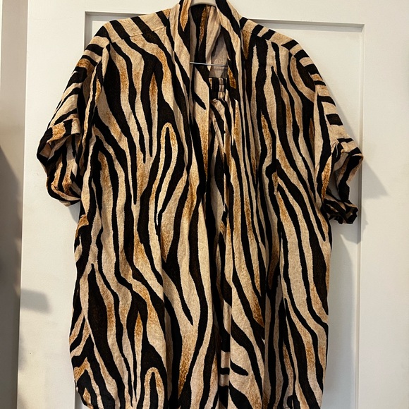 AVILA LINEN SET - BROWN ZEBRA - Picture 4 of 6